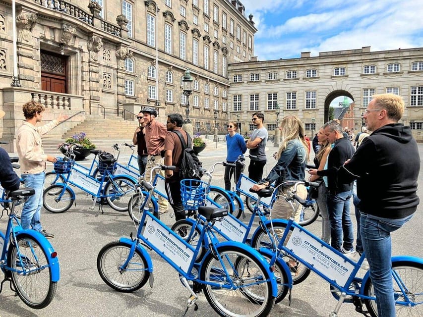 Copenhagen: 1.5-Hour City Highlights Bike Tour - Getting comfortable on Copenhagen bikes: helmets, braking, and road etiquette