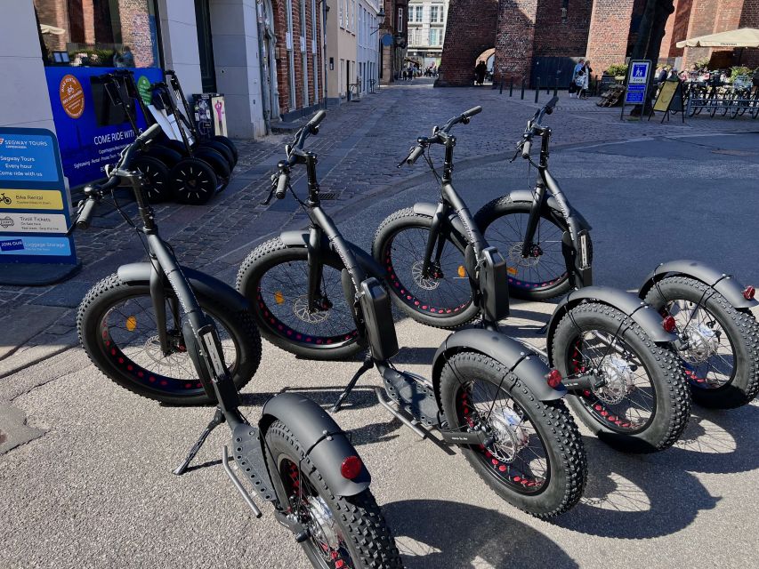Copenhagen: Guided E-Scooter KickBike Tour- All Highlights - Christiansborg, Parliament, and the Denmark politics-to-water connection