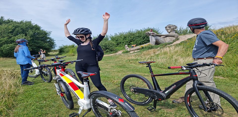 Copenhagen: Private Forgotten Giants E-Bike Treasure Hunt - Albertslund and Valensbæk: the 45-minute electric ride toward the finish